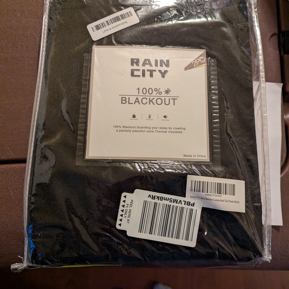 Rain City Blackout Curtains